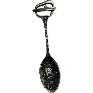 GISH Seawolf Park Souvenir Spoon Unisex OS Silver Good Galveston Submarine TX